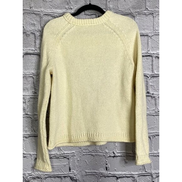 Madewell Heart Keaton Cotton/Poly/Alpaca Pullover Sweater, Women's XS - Picture 2 of 7